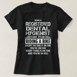 T-shirt Hygiéniste dentaire inscrit