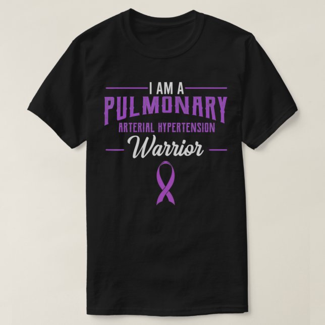 T-shirt Hypertension Artérielle Pulmonaire Soutien de la S (Design devant)