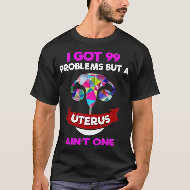 T-shirt hystérectomie Vêtements femmes Uterus Fibroid Obte (Devant)