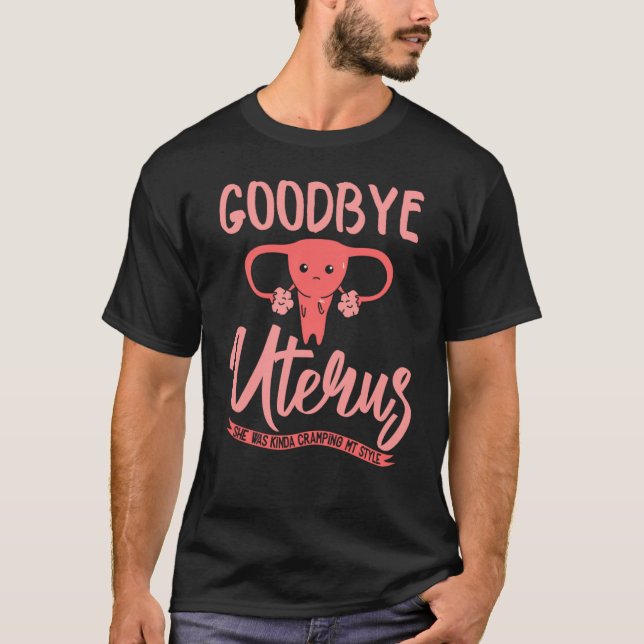 T-shirt Hysterectomy Awareness Women Cramping Fighter Surv (Devant)