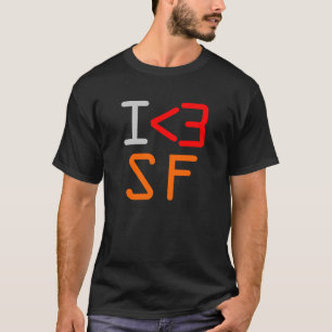 T-SHIRT I <3 SF