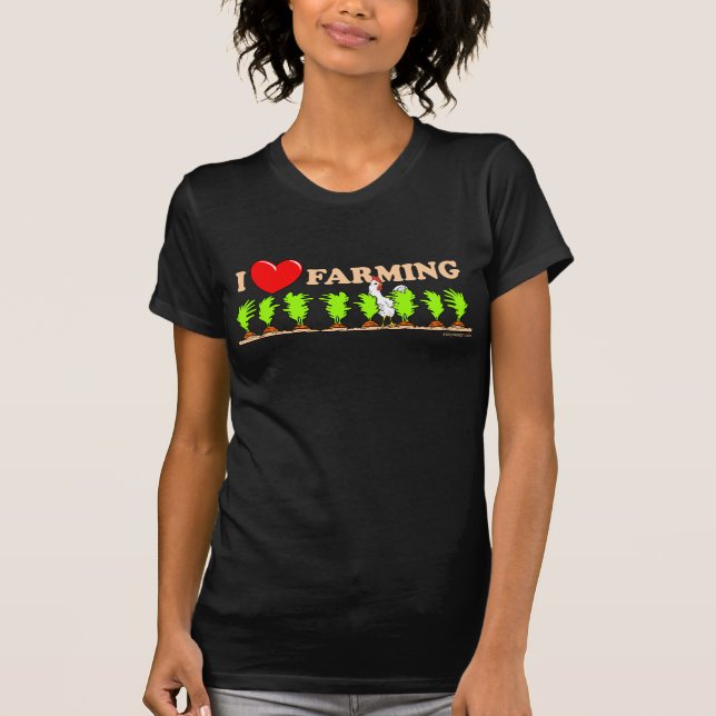 T-shirt I agriculture de coeur (Devant)