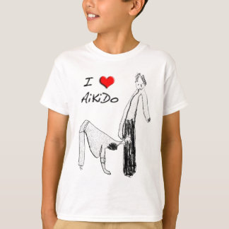T-shirt I Aïkido love - Sankyo
