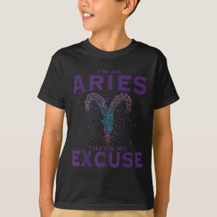 T-shirt I Am An Aries Zodiac Sign Graphic Art Ram Horoscop