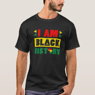 T-shirt I Am Black History Mois fév 2022 afro-américain