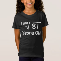 I am Carré Root of 81 Years: 9 Anniversaire