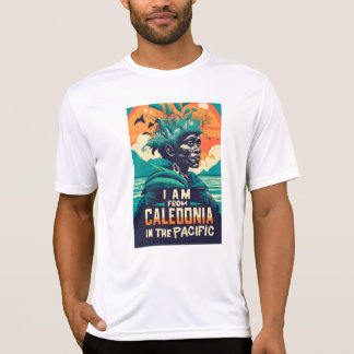 T-shirt I am from Caledonia, Nouvelle-Calédonie, kanak