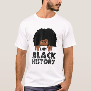 T-shirt I-Am-Noir-Histoire-Forte-Femmes