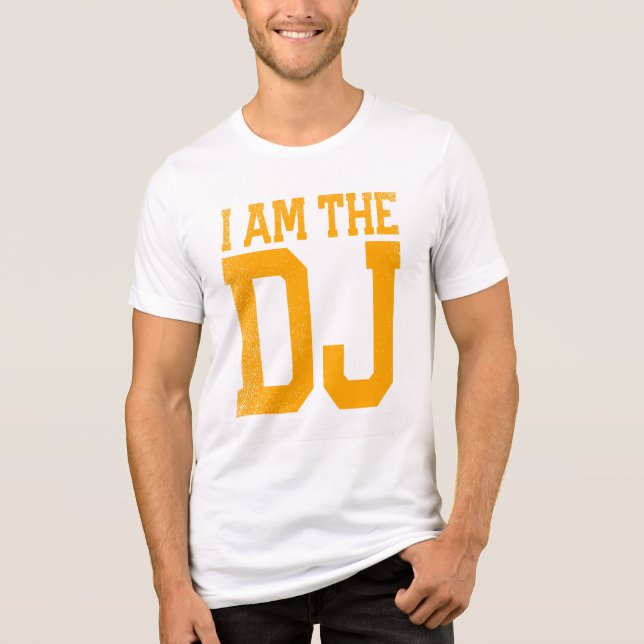 T-shirt I Am The Dj And Not The Jukebox (Recto)