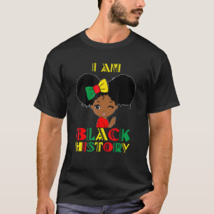 T-shirt I Am The Strong African Queen Girl Pretty Black An