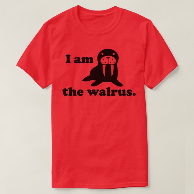 T-shirt I Am The Walrus (Design devant)
