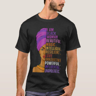 T-shirt I Am Tiffany Black Woman Histoire Mois 2023 Fierté