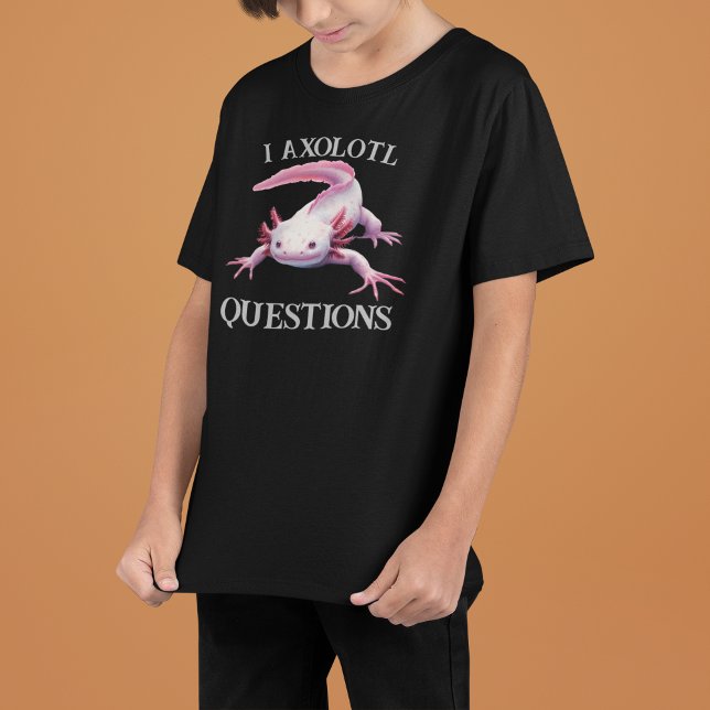 T-shirt I Axolotl Questions Drôle Design (Créateur téléchargé)