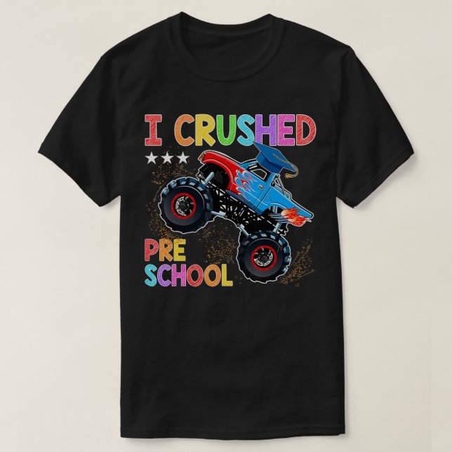 T-shirt I Broyé Monster Camion Monster Truck Graduation Ca (Design devant)