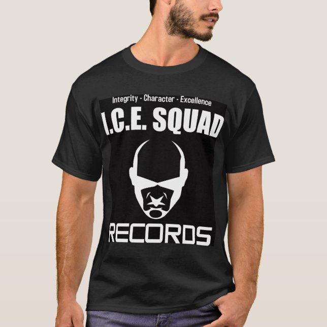 T-SHIRT I.C.E. LE PELOTON ENREGISTRE BLACK-T (Devant)