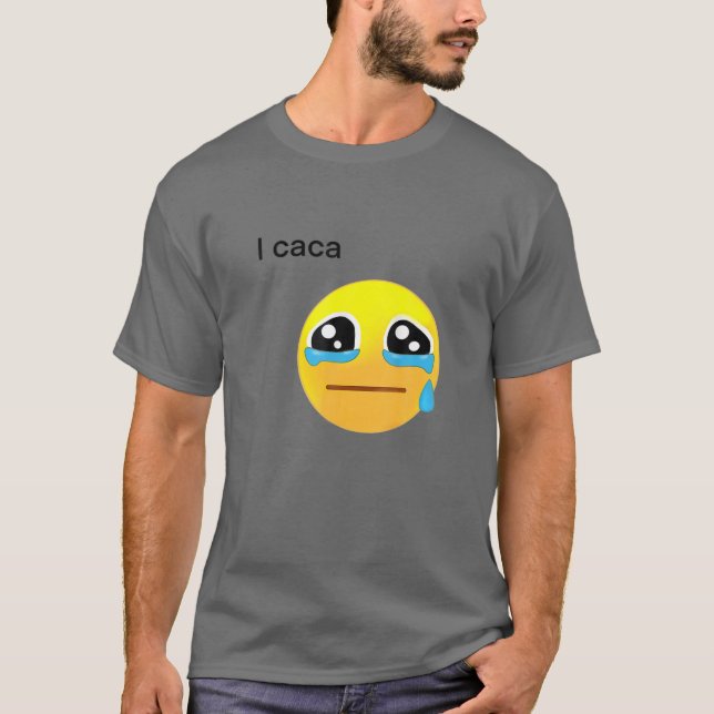T-shirt I Caca Icon Cry Design Appareils (Devant)