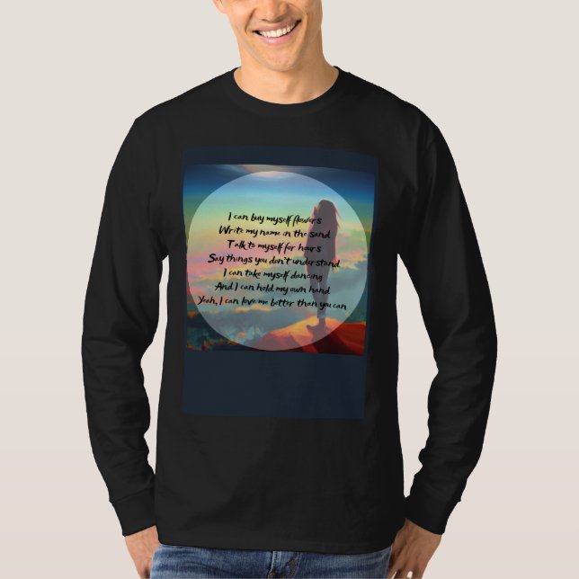 T-shirt I Can Buy Myself Flowers (Devant)