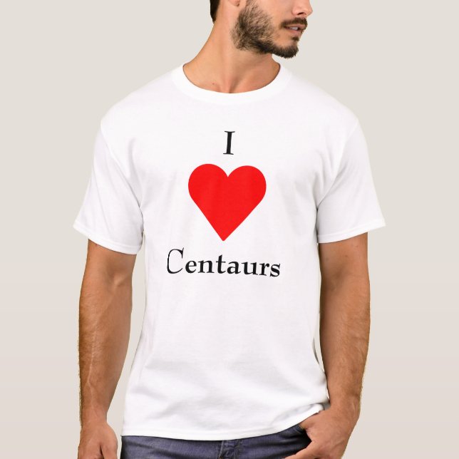 T-shirt I centaures de coeur (Devant)