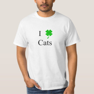T-shirt I chats de shamrock