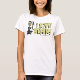 T-shirt I chemise 1 des cerveaux 2 de coeur