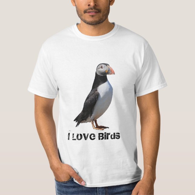 T-shirt I chemise de macareux d'inséparables (Devant)