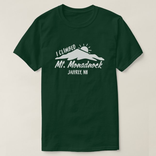 T-shirt I Climbed Mount Monadnock Shirt (Design devant)