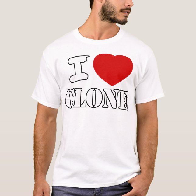 T-SHIRT I CLONE DE COEUR (Devant)