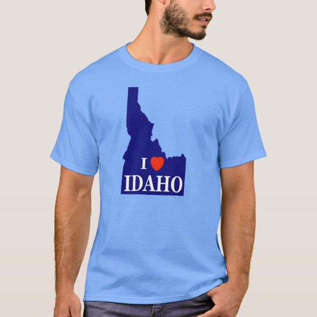 T-shirt I Coeur (Amour) Idaho (Devant)