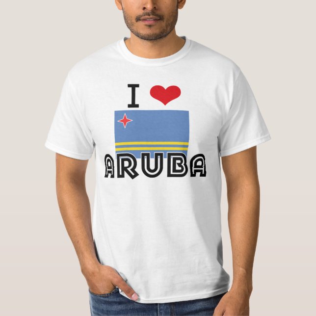 T-SHIRT I COEUR ARUBA (Devant)