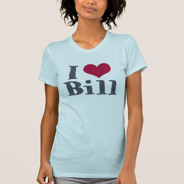 T-shirt I coeur Bill (Devant)