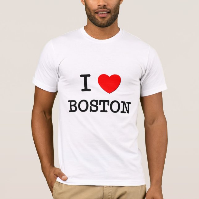 T-shirt I coeur BOSTON (Devant)