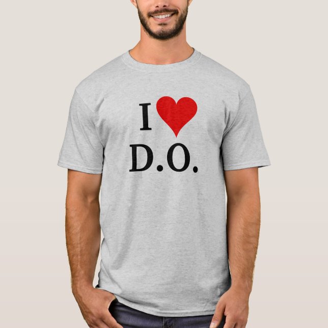 T-shirt I (coeur) D.O. (Devant)