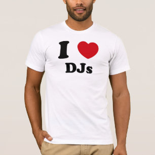 T-shirt I coeur Djs