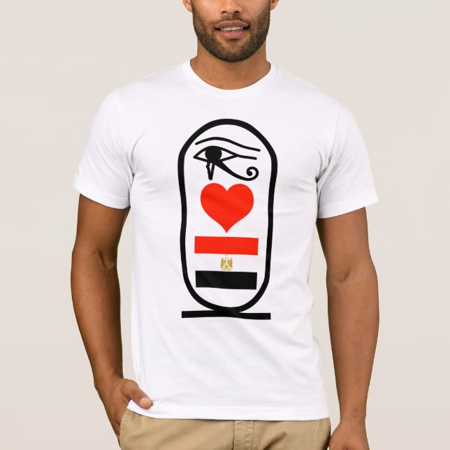 T-shirt I coeur Egypte (Devant)