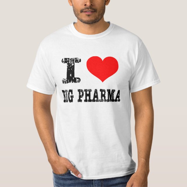 T-shirt I coeur grand Pharma (Devant)