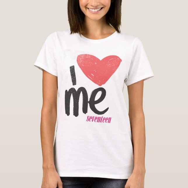 T-shirt I coeur je rose (Devant)