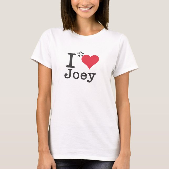 T-shirt I coeur Joey (Devant)