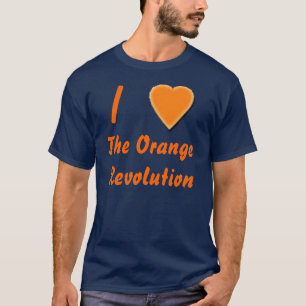 T-shirt I (coeur) la révolution orange
