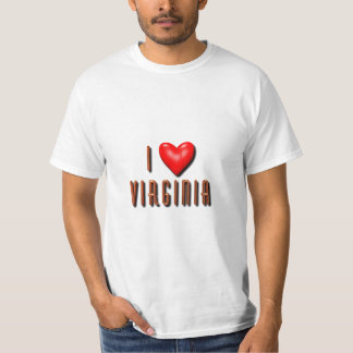 T-shirt I coeur la Virginie
