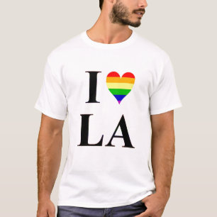 T-shirt I coeur Los Angeles la Californie d'homosexuel