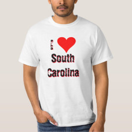 T-shirt I (Coeur) Love Caroline du Sud