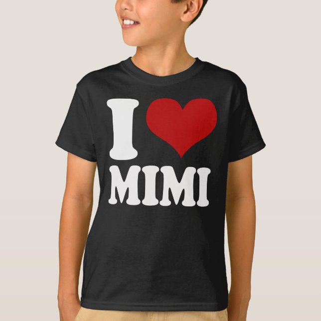 T-shirt I coeur Mimi (Devant)