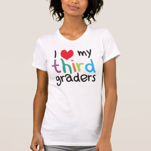 T-shirt I coeur mon troisième amour de professeur de