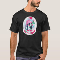I Coeur Noël Pingouin Amour Sucre de canne Pyjama