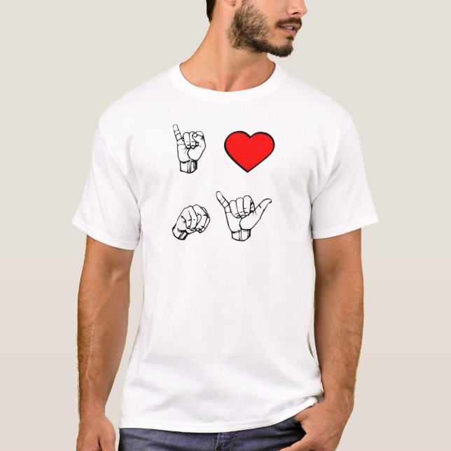 T-shirt I COEUR NY - arrière - plan blanc (Devant)