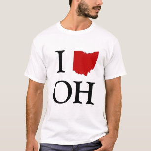 T-shirt i coeur Ohio