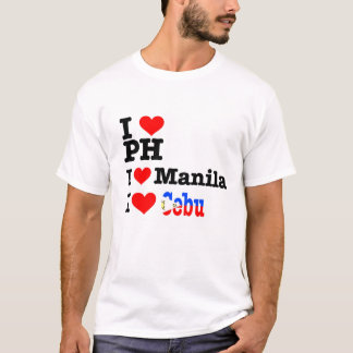 T-shirt I coeur pH, Manille, et Cebu