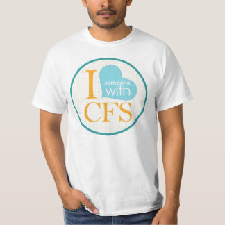 T-shirt I {coeur} quelqu'un avec le CFS
