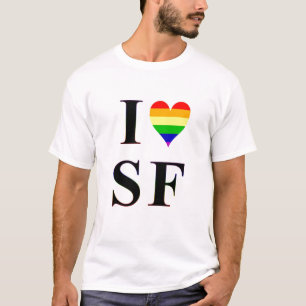 T-shirt I coeur San Francisco d'homosexuel