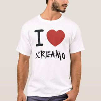 T-shirt I coeur SCREAMO